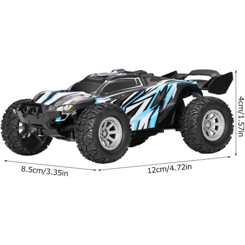  Shanrya 2.4G RC Car Toy, Drifting RC Car Toy LED Light RC Car Toy 1/32 2.4G Mini Overland Remote Control Car Toy, for Boys Outdoor Kids Adults