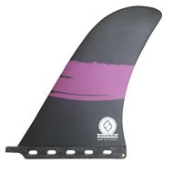 Shapers Longboard  SUP Fins Pivot Series 10.5 Black Purple