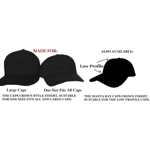  Shapers Image 3pk. Black Baseball Caps Crown Inserts, Flexible & Long Lasting Hat Shaper, Foam Hat Liner Support for Snapback Caps, Fitted Caps, Ball Sports Caps and More. 100% Mbg, 1 Free with