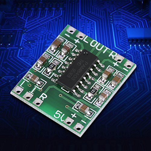  [아마존베스트]-Service-Informationen 5pcs 2.5V - 5.5V PAM8403 3W + 3W Dual Channel Power Amplifier Micro Digital Audio Power Amp Module Board