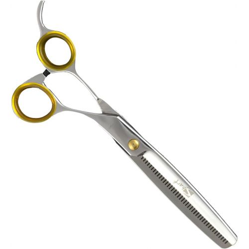  Sharf Gold Touch Pet Grooming Shear Kit 7.5 Inch Straight & 6.5 42-Tooth Thinning Scissors