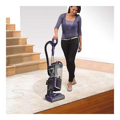  Shark Navigator Swivel Pro Complete Upright Vacuum NV150 Lift-Away Corded Bagless Vacuum for Carpet and Hard Floor , Anti-Allergy (Renewed)