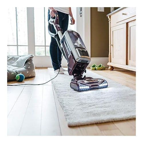  Shark Rotator Powered Lift-Away TruePet Upright Corded Bagless Vacuum for Carpet and Hard Floor with Hand Vacuum and Anti-Allergy Seal (NV752), Bordeaux (Renewed)