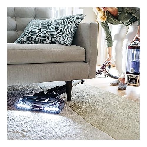  Shark Rotator Powered Lift-Away TruePet Upright Corded Bagless Vacuum for Carpet and Hard Floor with Hand Vacuum and Anti-Allergy Seal (NV752), Bordeaux (Renewed)