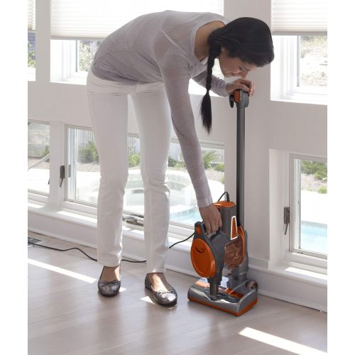  [아마존 핫딜]  [아마존핫딜]Shark Rocket Ultra-Light Corded Bagless Vacuum for Carpet and Hard Floor Cleaning with Swivel Steering (HV301), Gray/Orange