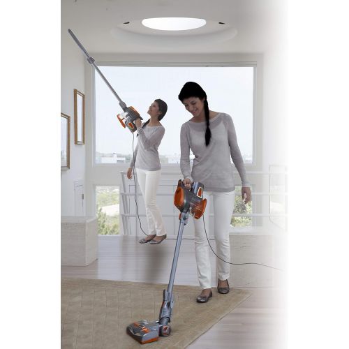  [아마존 핫딜]  [아마존핫딜]Shark Rocket Ultra-Light Corded Bagless Vacuum for Carpet and Hard Floor Cleaning with Swivel Steering (HV301), Gray/Orange