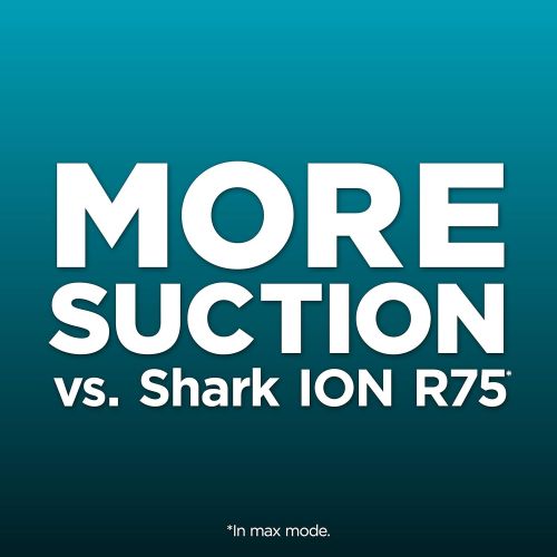  [아마존 핫딜] Shark ION R87, Wi-Fi Connected with Powerful Suction, Multi-Surface Brushroll and Voice Control with Alexa Robot Vacuum (RV871), 0.6 qt, Black