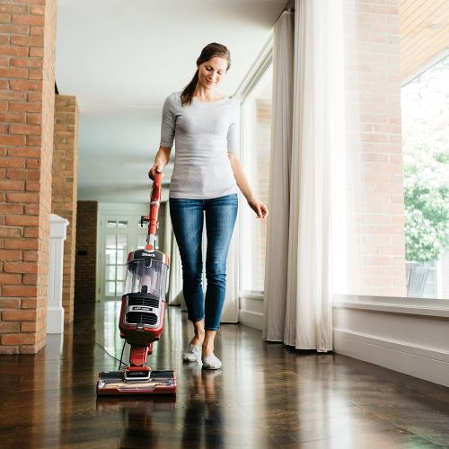  Shark Navigator Upright Vacuum with Lift-Away, Zero-M Anti-Hair Wrap Technology, Anti-Allergen + HEPA Filter and Swivel Steering (ZU561), Red Peony