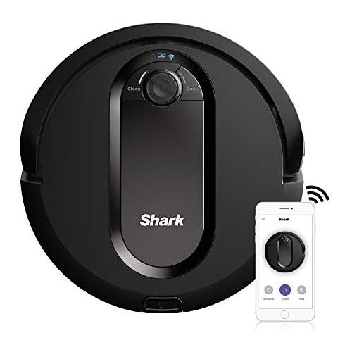  Shark IQ R101, Wi-Fi Connected, Home Mapping Robot Vacuum, Without Auto-Empty dock, Black