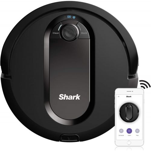  Shark IQ R101, Wi-Fi Connected, Home Mapping Robot Vacuum, Without Auto-Empty dock, Black