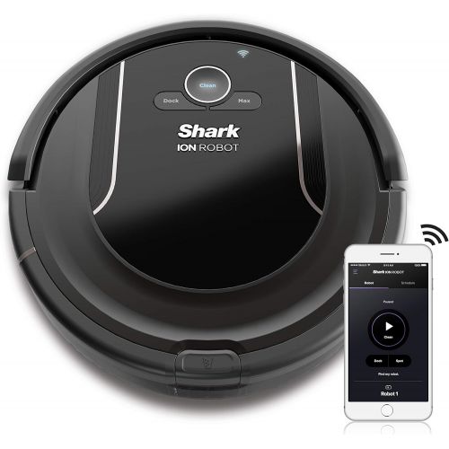  SHARK ION Robot Vacuum R85 WiFi-Connected with Powerful Suction, XL Dust Bin, Self-Cleaning Brushroll and Voice Control with Alexa or Google Assistant (RV850)