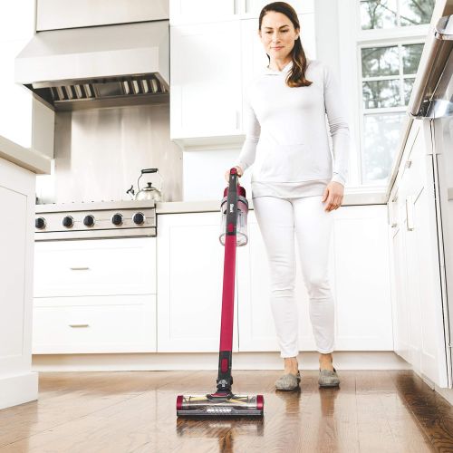  Shark Rocket Pet Pro with Self-Cleaning Brushroll, HEPA Filter Lightweight Cordless Stick Hand Vacuum, 7.5 lbs, Magenta