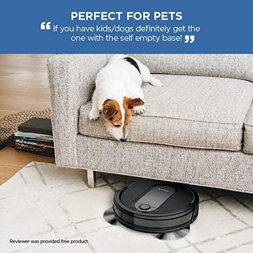  Shark IQ Robot Vacuum AV1010AE with XL Self-Empty Base, Multi-Surface Brushroll, Advanced Navigation, Wi-Fi, Works with Alexa, 2nd Generation