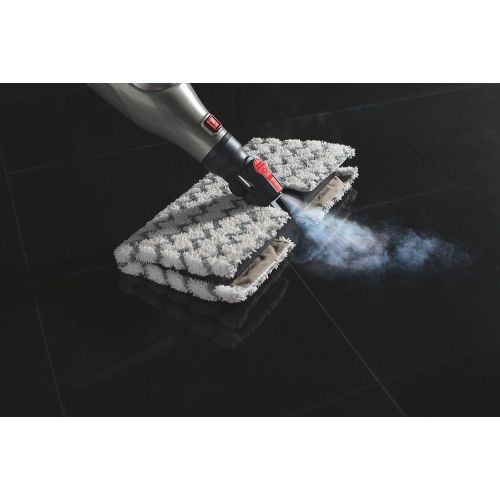  Shark Genius Hard Floor Cleaning System Pocket (S5003D) Steam Mop, Burgundy/Gray