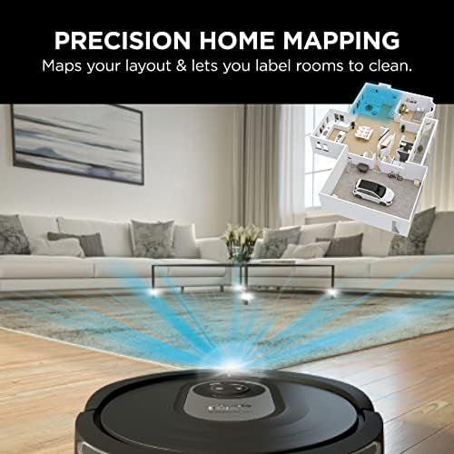  Shark AI Robot VACMOP PRO RV2001WD, Sonic Mopping, IQ Navigation, Home Mapping, AI Laser Vision, SelfCleaning Brushroll, WiFi, Works with Alexa