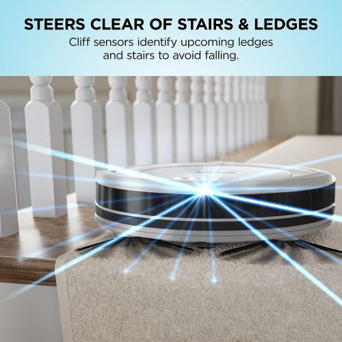  Shark ION Robot Vacuum AV752, Wi-Fi Connected, 120min Runtime, Works with Alexa, Multi-Surface Cleaning