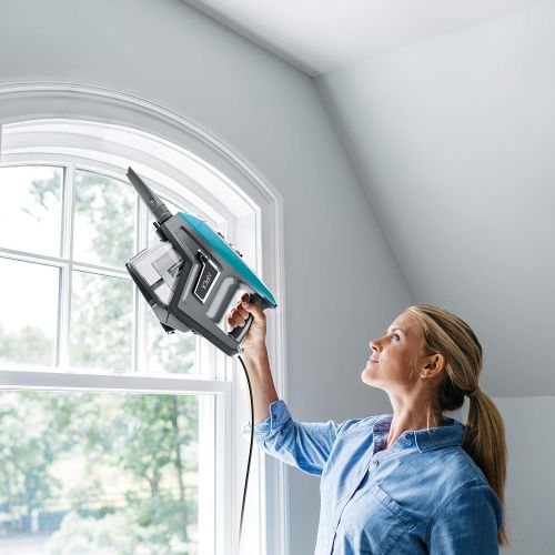  Shark ZS362 APEX DuoClean with Self-Cleaning Brusholl, Precision Duster, Crevice and Pet Multi-Tool, Corded Stick Vacuum, Forest Mist Blue
