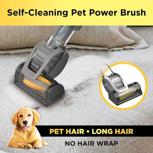  Shark HZ2002 Vertex Corded Ultralight DuoClean PowerFins Stick Vacuum with Self-Cleaning Brushroll Removable Handheld, 0.32 Dry Quart Cup Capacity, Crevice Tool, Dusting and Pet Po