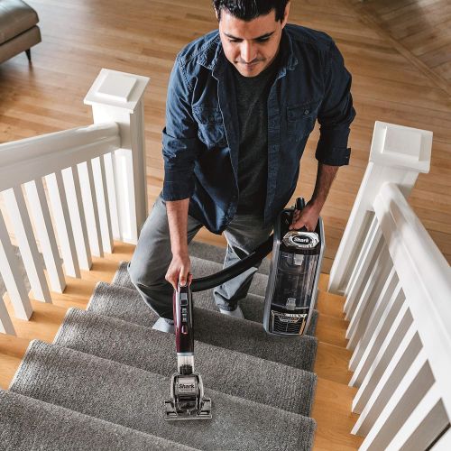  Shark NV752 Rotator Powered Lift-Away TruePet Upright Vacuum with HEPA Filter, Crevice Tool, Pet Multi-Tool and Power Brush with a Bordeaux Finish, .88 Dry Quarts