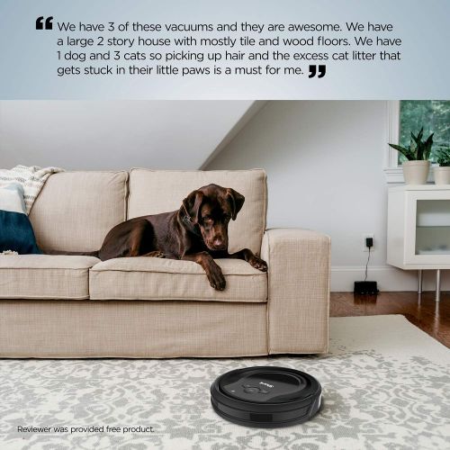  Shark ION Robot Vacuum AV751 Wi-Fi Connected, 120min Runtime, Works with Alexa, Multi-Surface Cleaning
