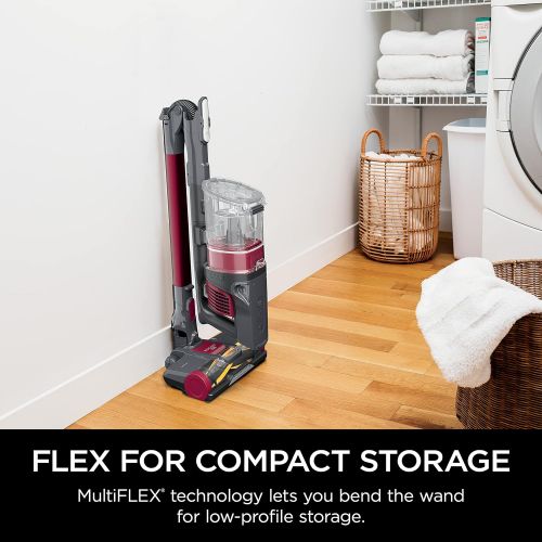  Shark IZ163H Rocket Pet Pro Cordless Stick Vacuum with MultiFlex, Self-Cleaning Brushroll, Dirt Engage Technology and Powerful Suction, in Raspberry