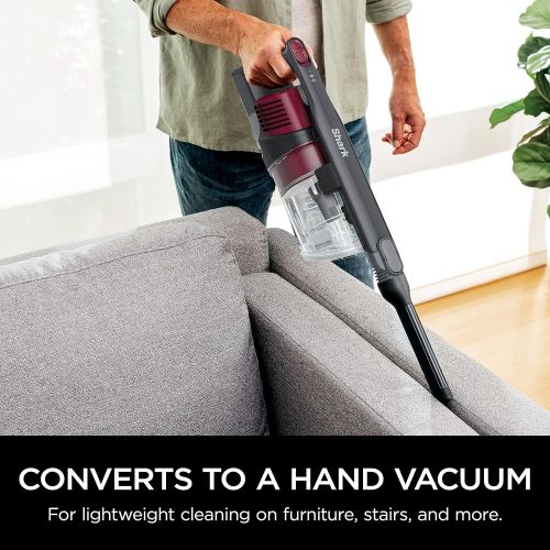  Shark IZ163H Rocket Pet Pro Cordless Stick Vacuum with MultiFlex, Self-Cleaning Brushroll, Dirt Engage Technology and Powerful Suction, in Raspberry