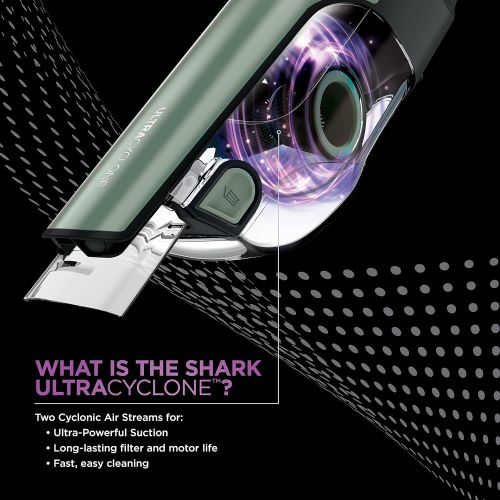  Shark CH901 UltraCyclone Pro Cordless Handheld Vacuum, with XL Dust Cup, in Green