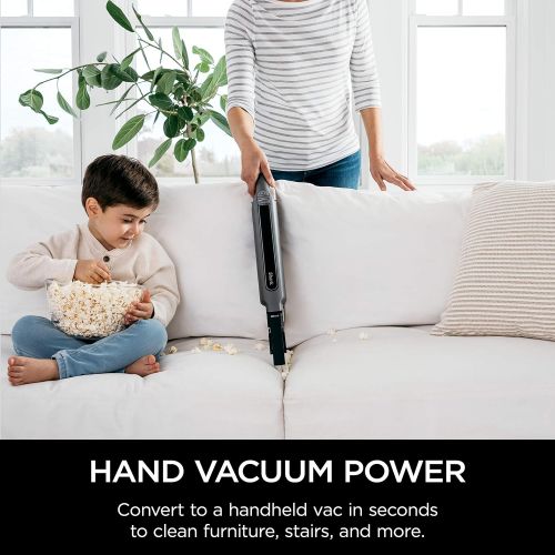  Shark WANDVAC System WS632 Ultra-Lightweight Powerful Cordless Stick Vacuum with Charging Dock, Slate Grey