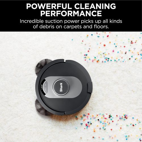  Shark RV2502AE AI Ultra Robot Vacuum with XL HEPA Self-Empty Base, Bagless, 60-Day Capacity, LIDAR Navigation, Smart Home Mapping, UltraClean, Perfect for Pet Hair, Compatible with