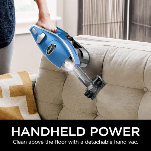  Shark HV343AMZ Rocket Corded Stick Vacuum with Self-Cleaning Brushroll, Lightweight & Maneuverable, Perfect for Pet Hair Pickup, Converts to a Hand Vacuum, with Crevice & Upholster