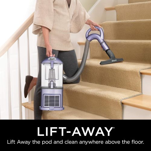  [아마존베스트]Shark NV352 Navigator Lift Away Upright Vacuum with Wide Upholstery and Crevice Tools, Lavender