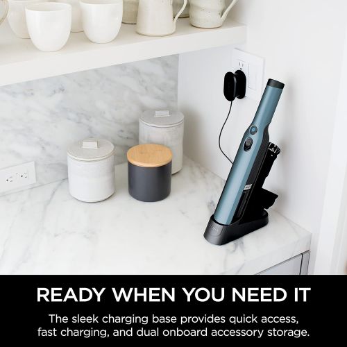  Shark WANDVAC Cordless Hand Vac Lightweight and Portable at 1.4 lbs. with Powerful Suction, Charging Dock, One-Touch Empty for Car & Home, Cove