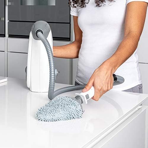  [아마존베스트]Shark Floor & Hand Steam Cleaner [S6005EU] Steam Mop, Multi-function Device, White/Grey