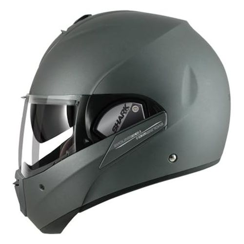  Shark Evoline Series 3 Matte Finish Helmet (Silver Metal, X-Small)