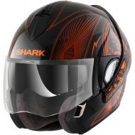 Shark Unisex-Adult Full Face Evoline 3 Mezcal Helmet (Chrome Black White, Large)