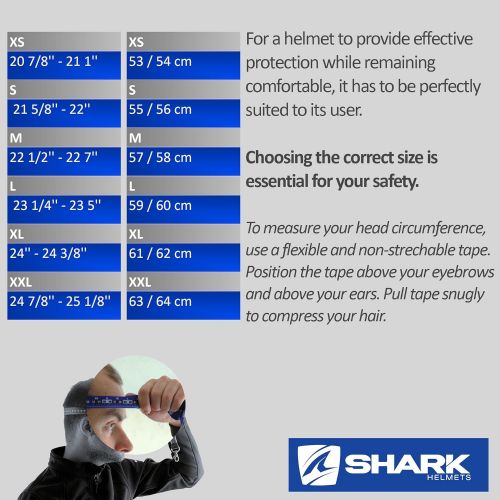  Shark Unisex-Adult Full Face Evoline 3 Mezcal Helmet (Chrome Black White, Large)
