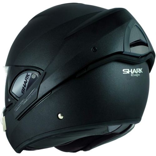  Shark Unisex-Adult Full Face Evoline 3 Fusion Helmet (Matte Black, Medium)