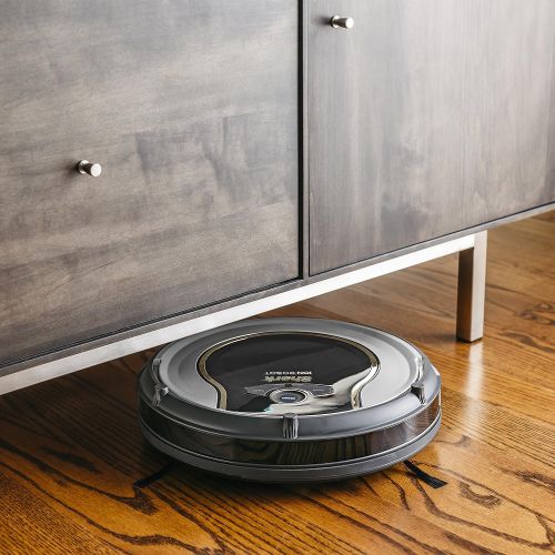  Shark SHARK ION Robot Vacuum R75 WiFi-Connected, Voice Control Dual-Action Robotic Vacuum Carpet and Hard Floor Cleaner, Works with Alexa (RV750)