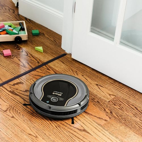  Shark SHARK ION Robot Vacuum R75 WiFi-Connected, Voice Control Dual-Action Robotic Vacuum Carpet and Hard Floor Cleaner, Works with Alexa (RV750)
