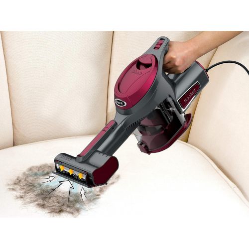  Shark Rocket Ultra-Light with TruePet Mini Motorized Brush and 15-foot Power Cord Hand Vacuum (HV292), Maroon