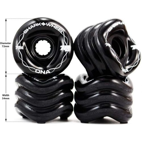  Shark Wheel 72mm DNA Formula Longboard Wheels