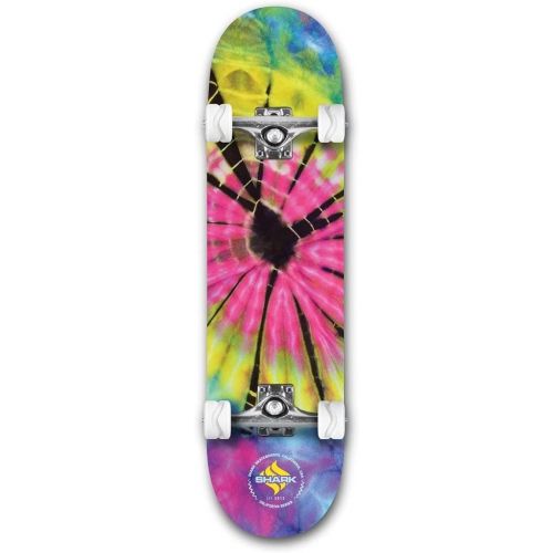  Shark Wheel Complete Standard Skateboards, Street Skate Boards for Shredding, Cruiser Skateboards