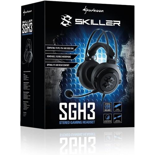  [아마존베스트]Sharkoon Skiller SGH3 Gaming Headset Black