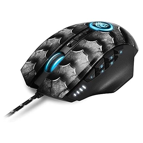  [아마존베스트]Sharkoon Drakonia Gaming Laser Mouse (11 Buttons)