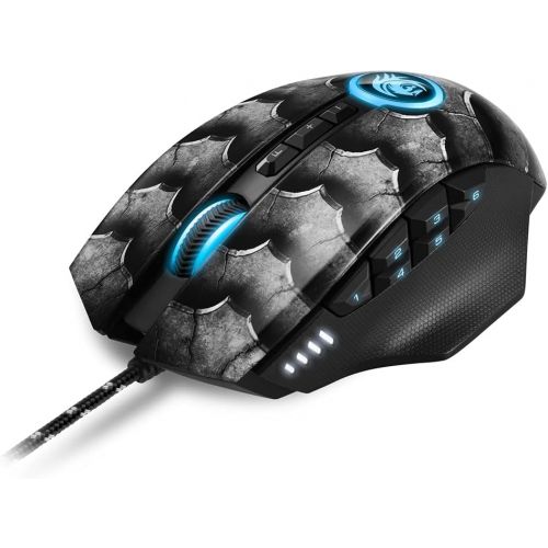  [아마존베스트]Sharkoon Drakonia Gaming Laser Mouse (11 Buttons)