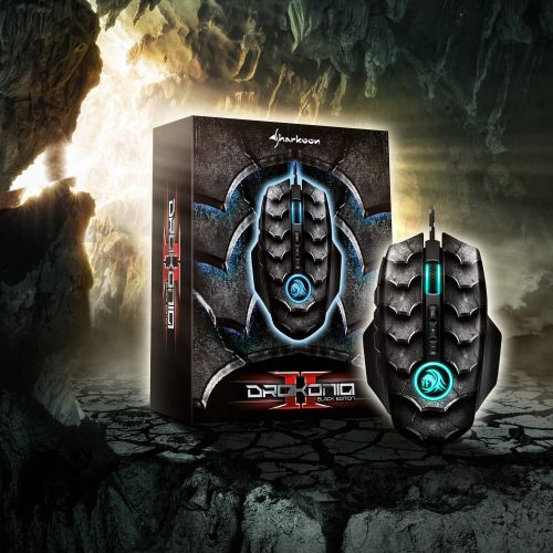  [아마존베스트]Sharkoon Drakonia Gaming Laser Mouse (11 Buttons)