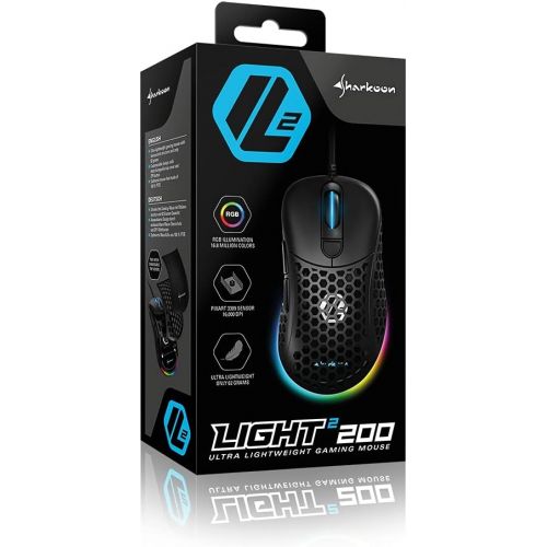  [아마존베스트]Sharkoon Light2 200 Gaming Mouse