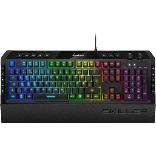  [아마존베스트]Sharkoon, Skiller, SGK5, Gaming Keyboard, German Layout (English layout not guaranteed)