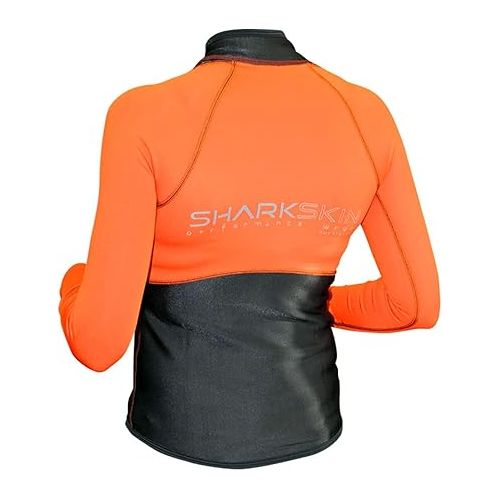  Sharkskin Women's Chillproof Performance Wear Longsleeve Shirt Rash Guard Scuba Water Sports Diving Snorkeling