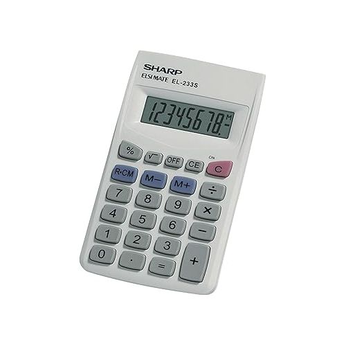  Sharp EL233SB Standard Function Calculator